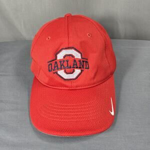 Nike Legacy 91 Oakland Ohio State Buckeyes Red Dri Fit Hat L XL Fitted NCAA
